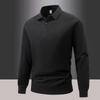 Autumn Men'S Polo Shirts Casual Long Sleeve Men'S Solid Color Business Shirts Fashion Spring Streetwear Polo Collar T Shirt Men