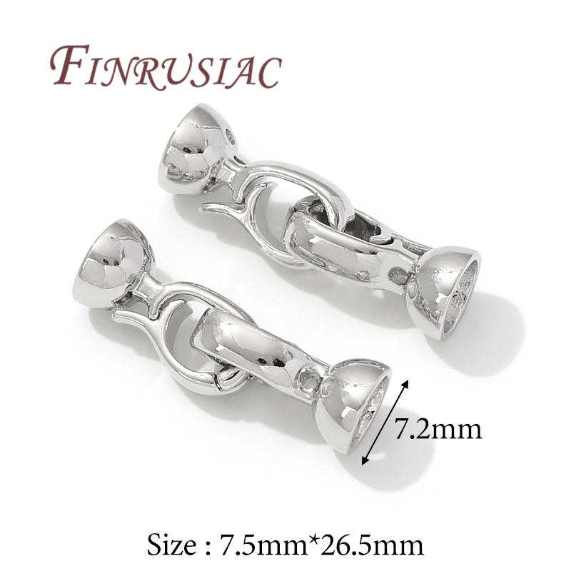 18K Gold Plated Brass Pearl Clasps Findings Connectors For Jewelry Fasteners For Bracelets Accessories Making,Clasp For Jewelry