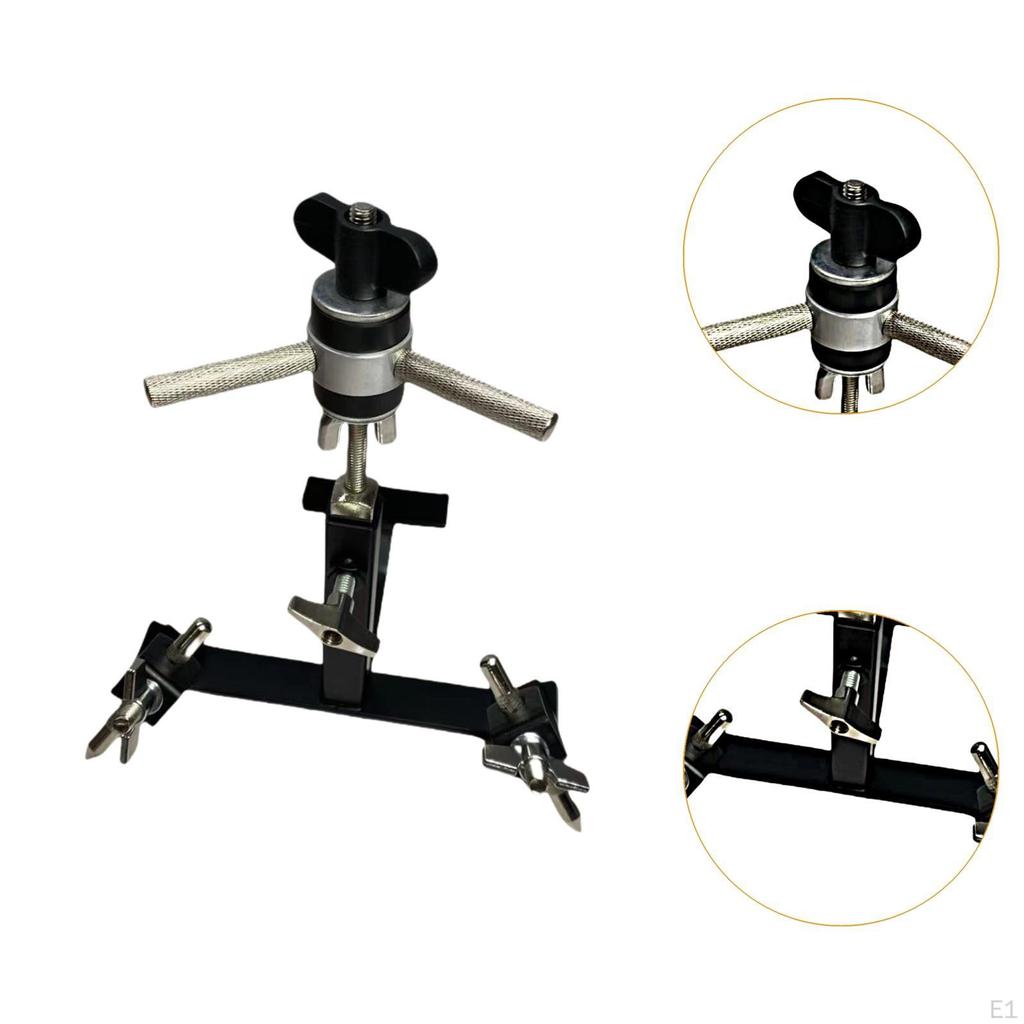 Drum Cowbell Clamp Musical Instrument Accessory Sturdy Compact Lightweight Multi Metal