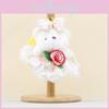 Adorable Bear Plush Toy With Short Pile Fur For Girls Bags And Collectible Decor
