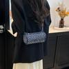 Fashion Trend Chain Cylinder Bag Women's New Summer High-end Sense Versatile Rivet Shoulder Messenger Bag