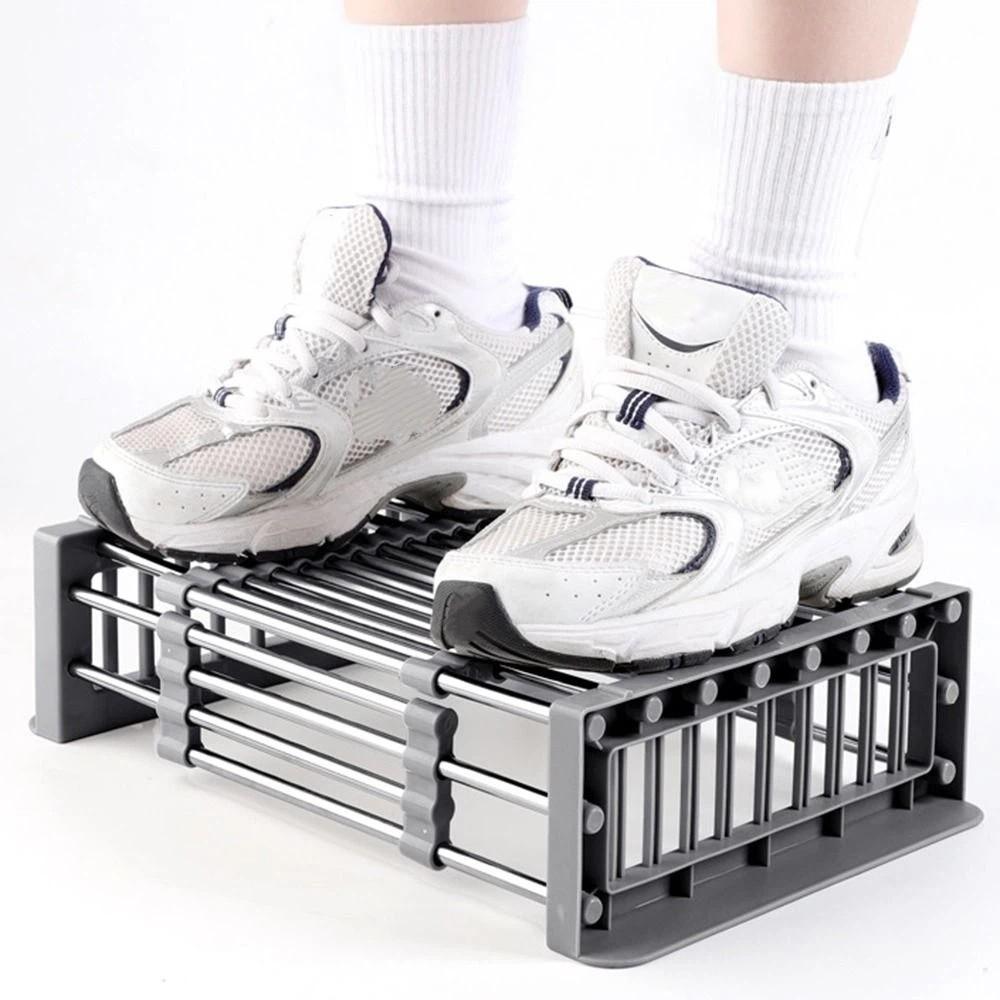 Adjustable Dish Organizer Stainless Steel Sink Cleaning Basket Suitable Dish Drying Rack Counter