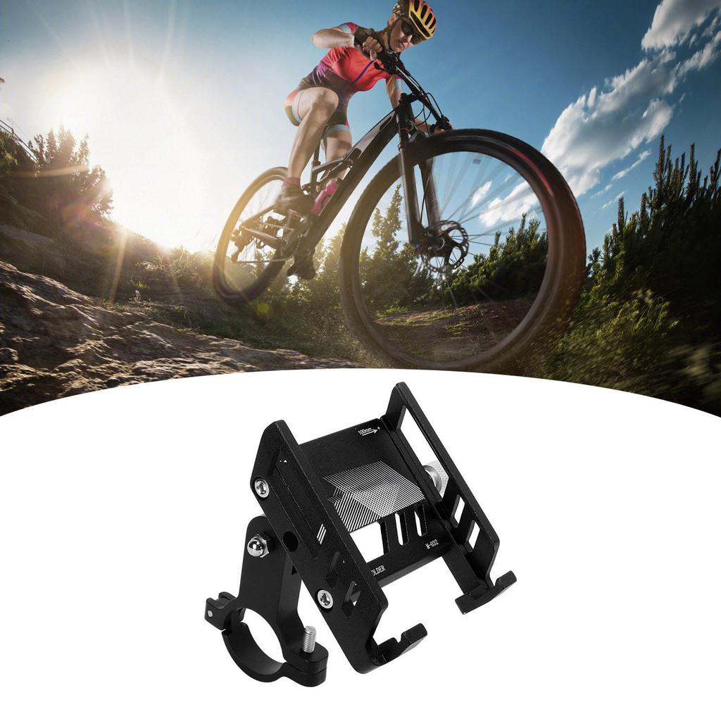 MEROCA Bike Cell Phone Holder Aluminum 360 Degrees  Rotation   Handlebar Phone Mount Stand for Mountain Bike Motorcycle