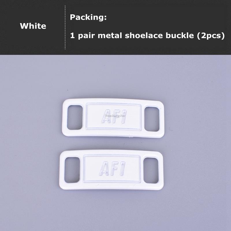 2pcs/pair AF1 Diamond Shoe Charms Fashion Laces Buckle Quality Metal Shoelaces Decorations Chapa Af1 Buckles Shoes Accessories