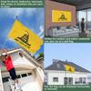Double Sided Dont Tread on Me Gadsden Flag- Heavy Duty Don't Tread on Me Flag 3x5 outdoor -Tea Party Rattlesnake Flags Banner with 2 Brass Grommets 4