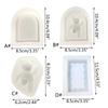 3D Bear Door Frame Candle Silicone Mold for DIY Hand-made Candle Ornaments Mould Handicrafts Making Tool Baking Mold