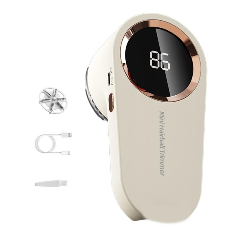 Fabric Grooming Tool with LED Display Electric Lints Removers for Clothing