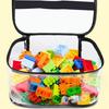 Lego-Compatible Building Blocks Storage Bucket with Wood Toy Classification