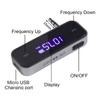 Auto MP3 MusikAudio FM Transmitter 3,5mm Aux Anschluss Im Auto Radio Transmitter Freisprech Audioadapter Autozubehör Tragbar