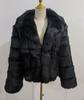 European and American Women's Faux Fur Coat, Imitation Fox Fur, 2023 Autumn/Winter Collection, Suit Collar.