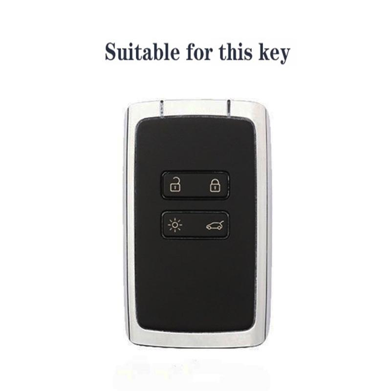 Per Renault Austral Captur Arkana Koleos Zoe Scenic Dacia Sandero Duster Logan Jogger Kadjar Clio Custodia Cover in Silicone per Chiave Auto