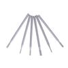 6Pcs 0.8/1/1.4/1.8/2/2.3Mm Cylinder Shape Jewelry Burr - 3/32Inch Shank Cylindrical Cross-Cut Burs Lapidary Setting Tools