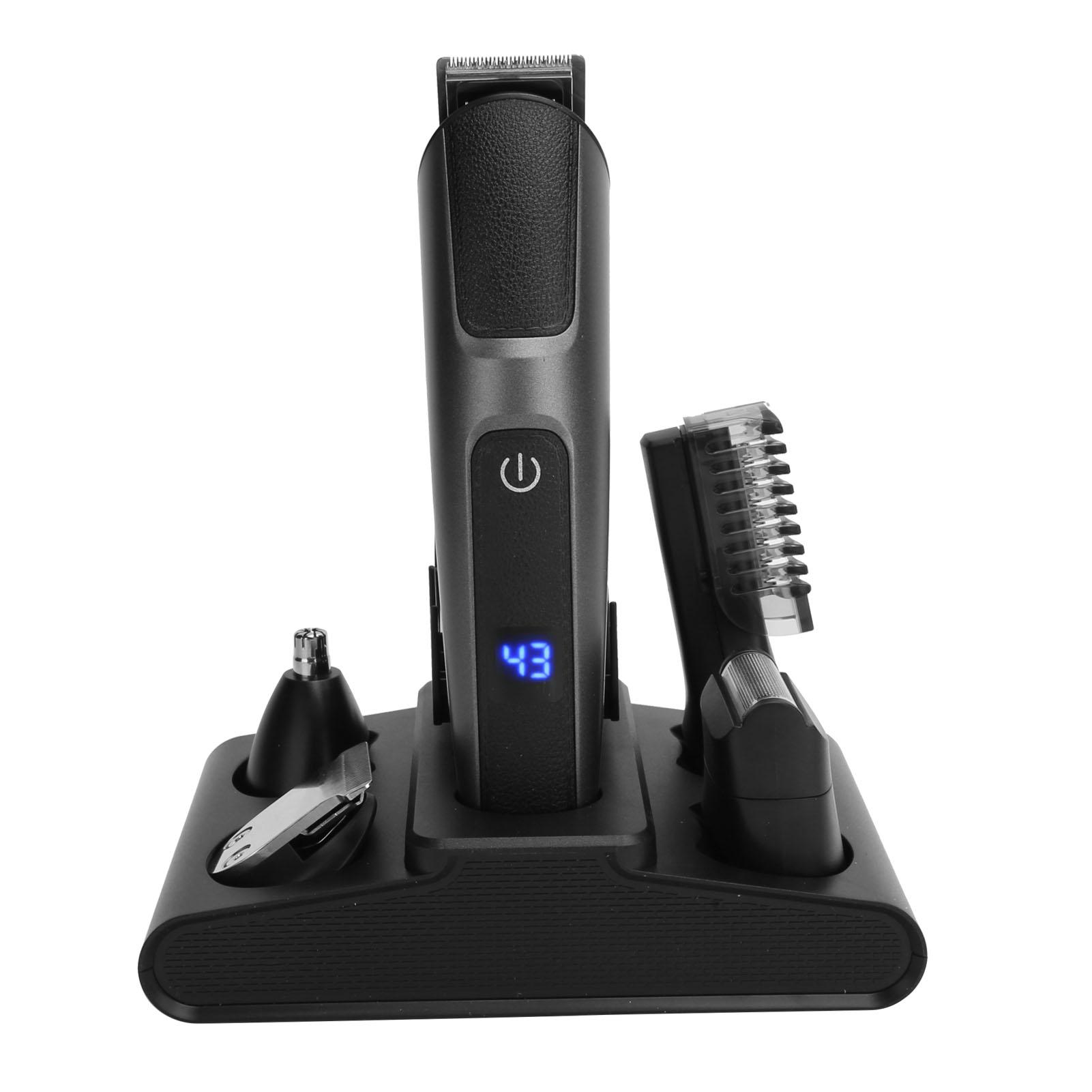 

5 в 1 машинка для стрижки волос многофункциональная водонепроницаемая масляная головка перезаряжаемая электрическая машинка для стрижки волос