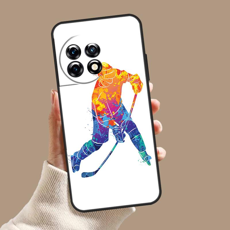 Ice Hockey Case For OnePlus Nord 5 CE 3 4 Lite N20 N30 OnePlus 15 13 12 11 8 9 10 Pro 10T 13T 13R Cover