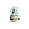 Castle In the Sky Crystal Music Box: Glowing Snowfall Ornament for Christmas & Children's Day