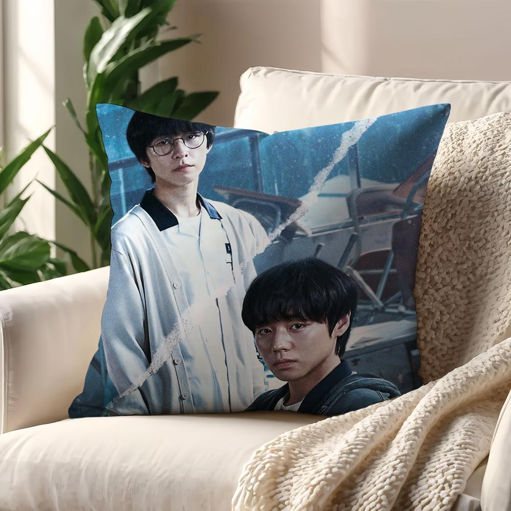 Movie W-Weak Hero Class 2 B cushion cover Pillow Sofa Printing Decoration Room Home Office Coffee Shop Car Nordic Simplicity