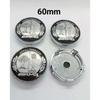 4PCS 60mm Diameter ABS Hub Cover for Mercedes-Benz Cars And SUVs Replacement Wheel Hub Cap