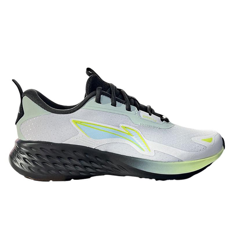 Li-Ning Módní Pohodlné Protiskluzové Odolné proti Opotřebení Nízké Neformální Běžecké Boty Unisex Tenisky Šedá Zelená Černá ARSU127-3