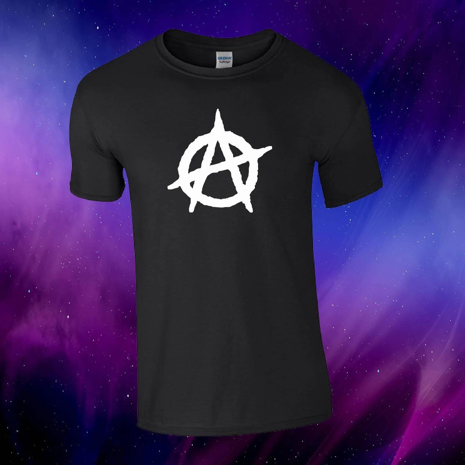 Anarchy Symbol Icon Skate Punk Rock Kids/Adults Top T-shirt L