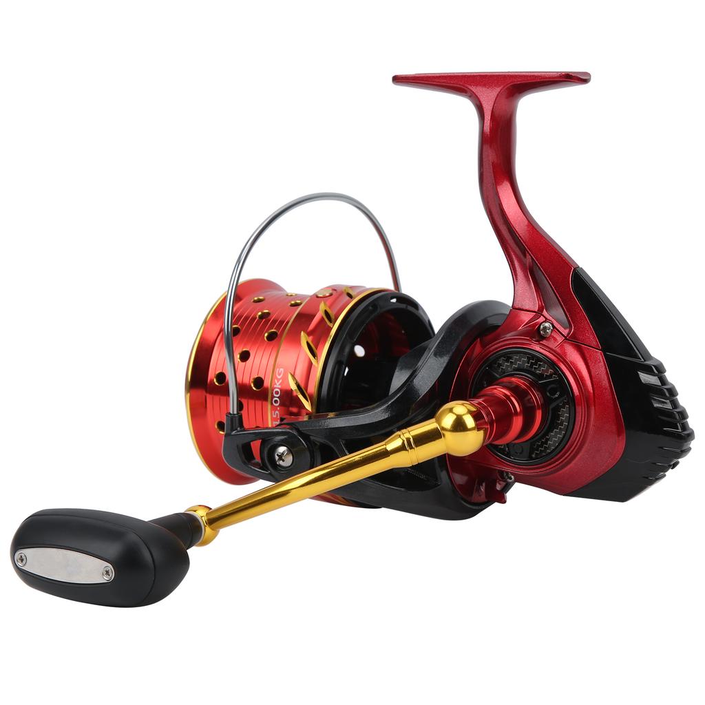 Metal Fishing Spinning Reel 4.1:1 Gear Ratio High Speed Carving Spool Fishing ReelCS8000