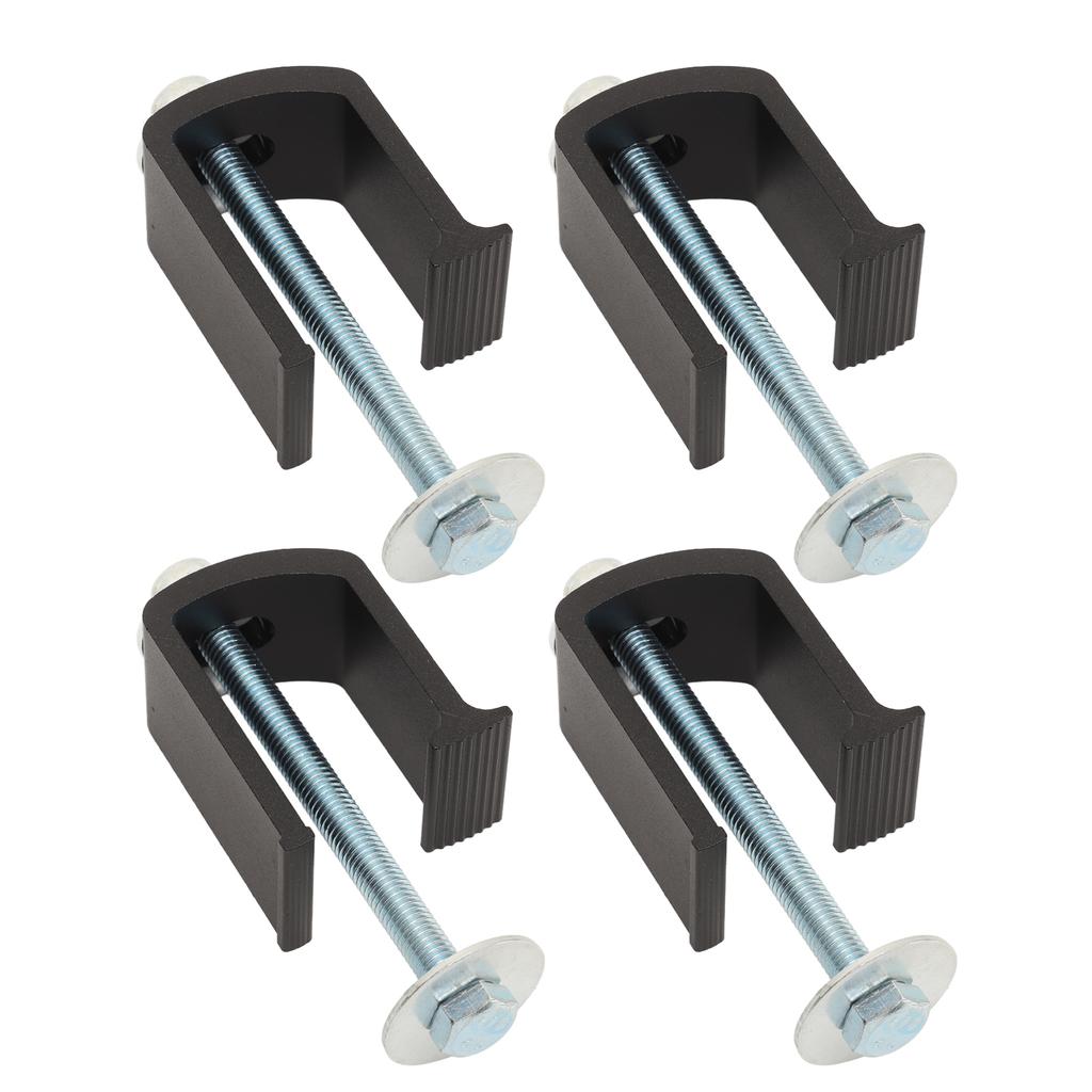 4 Sets Truck Tool Box Clamp Rust Proof Aluminum   Durability Tie Down Clamp for Vehicles