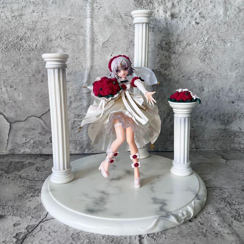 Impact Honkai 3Rd Theresa Apocalypse Wedding Dress Flower Bouquet Pvc Game Anime Action Figure Model 26.5Cm Collectible Gift