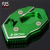 Motorcycle Accessories CNC Side Stand Plate Enlarger Kickstand Extension New Arrival For Kawasaki Z900 Z900RS 2017- Green