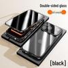iPhone 17 Pro Max Dubbelzijdige Metalen Magnetische Glazen Hoes door Wanmagwang: Valbestendige Harde Schaal