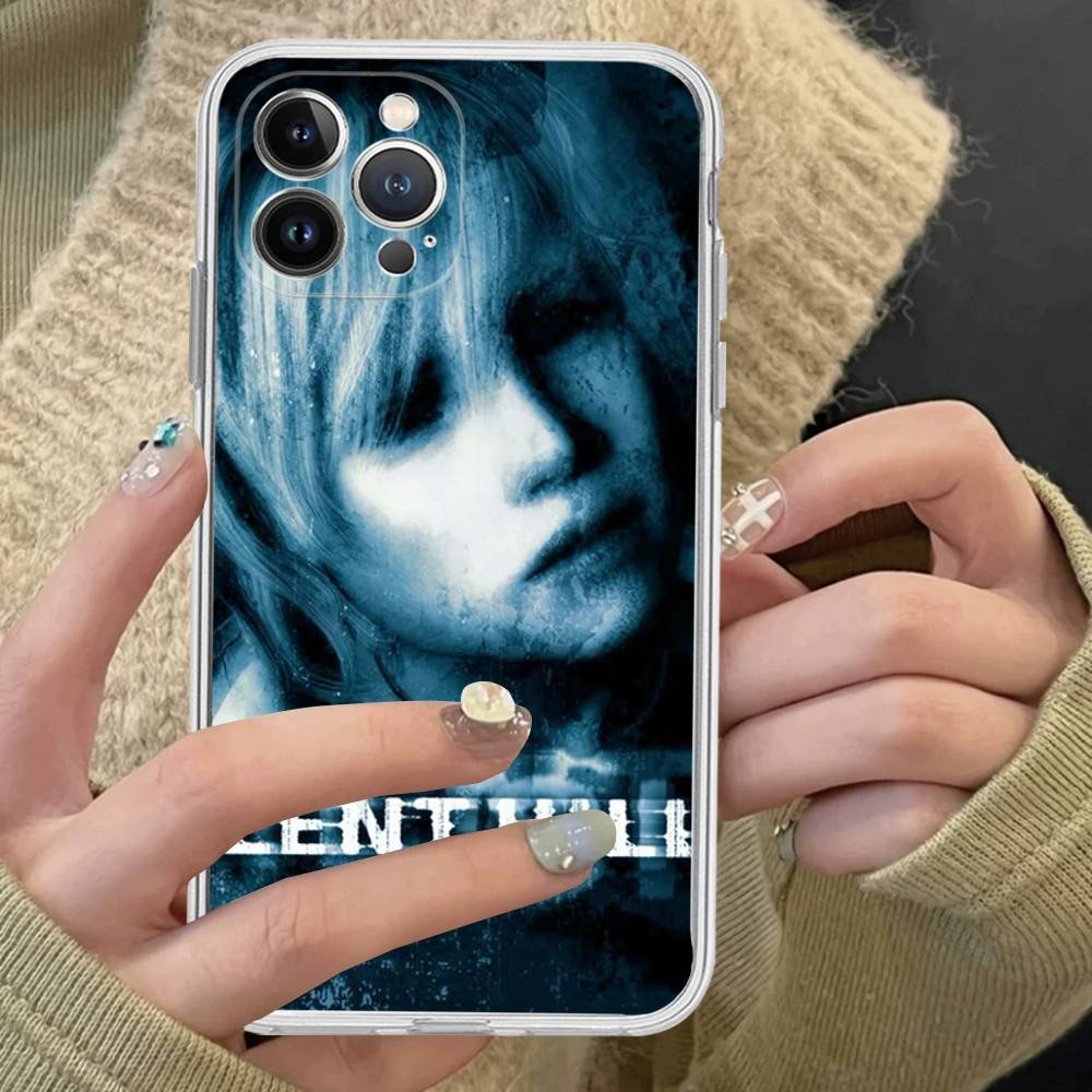 

Silent H-Hill Horror Game For IPhone 11 12 13 14 15 16 17 Pro Max Plus Air Transparent Clear Shockproof Case iPhone 17 Air