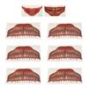 6ks nálepka na tetování Big Mouth Strašidelná vodotěsná, potící horor Dočasná halloweenská tetování na obličej St