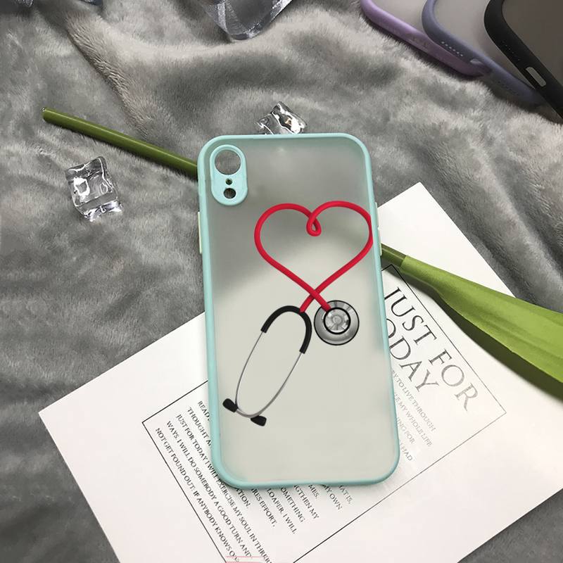 

Nurse Medical Medicine Health Heart Phone Case for iPhone 15 14 13 12 11 Pro Max Mini 7 8 Plus SE X XS Max XR Cover Shell Bags iPhone 12 Pro