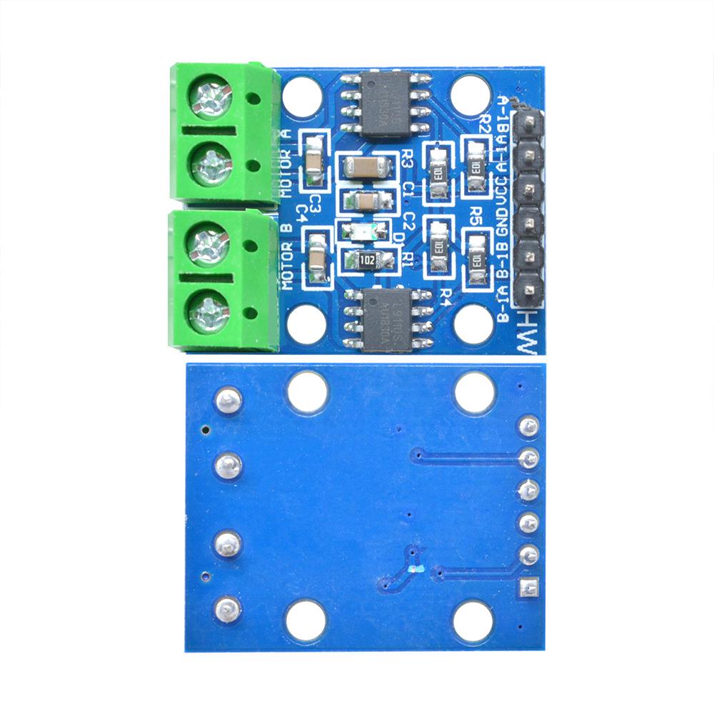 L9110S DC Motor Drive Module 5pcs - Dual H-Bridge Stepper Motor Controller Board 2.5-12V For Smart Car Robot Projects