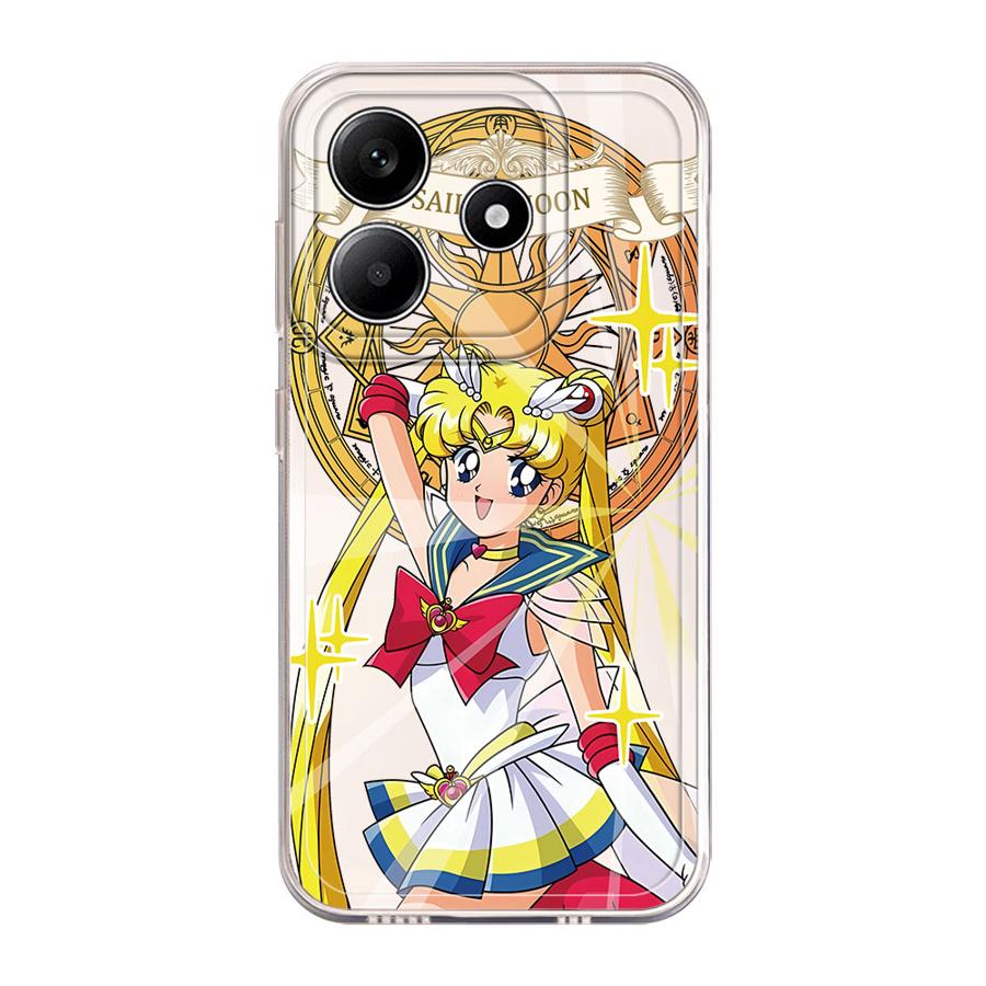 Sailor Chibi Moon Soft Phone Cover Case for Xiaomi Redmi Note 14 Pro Plus 11 11S 14C 9 10 A4 10S 13C 12S 12 Note 13