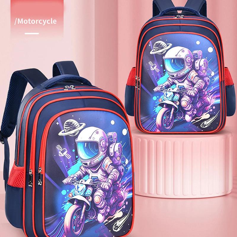 Kid Backpack Astronaut Boys School Bookbags Middle Schoolbag Waterproof Large Capacity for Backpack(16 Inch Space Fun Prints)