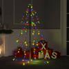 VidaXL Christmas Tree Cone 160 LED Indoor/Outdoor Christmas Tree Christmas Decoration Christmas Ornament Living Room Patio 328569