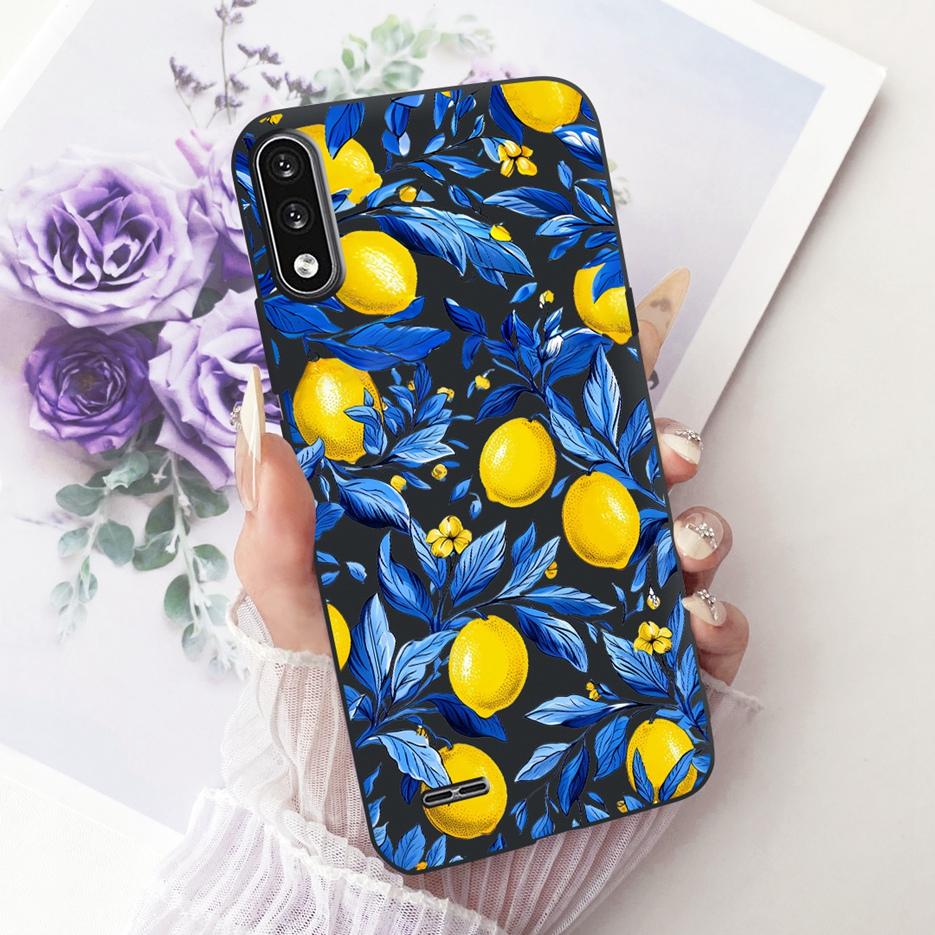For LG K22 Case LM-K200 LMK200B Luxury Butterfly Tree Painted Cover Soft Silicone Phone Case For LG K22 K 22 LGK22 Fundas Bumper