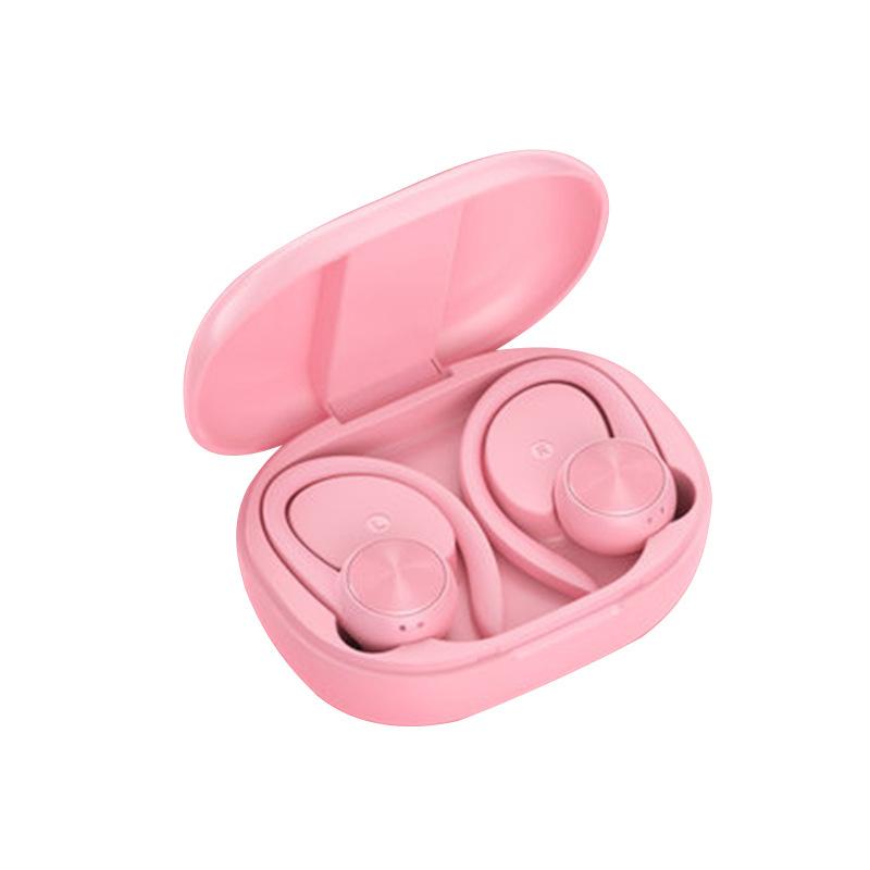 Noise-cancelling in-ear True Wireless 5.0 Bluetooth Headphones Painless Over-ear Digital Display Sports Sweat-proof Headphones