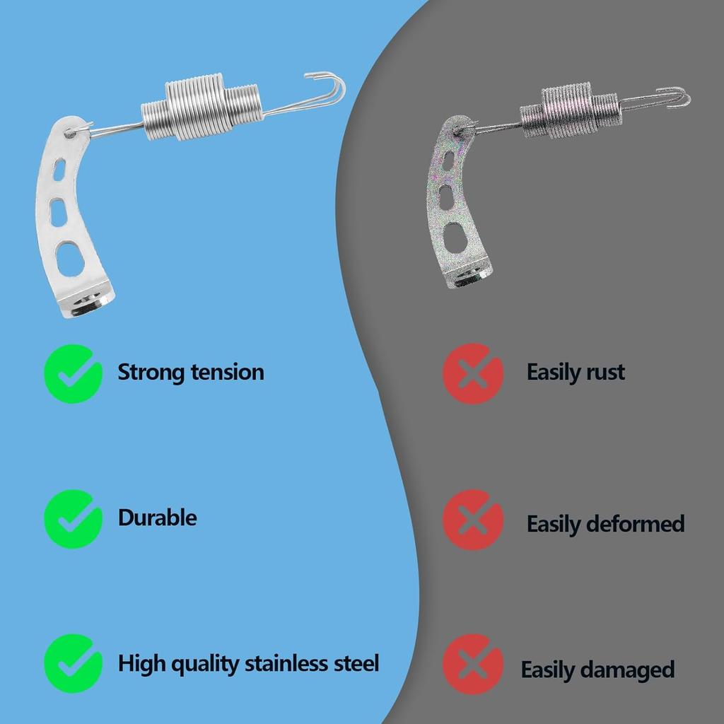 Carburetor Return Spring and Bracket Kit,Compatible with Most 5-1/8 Carburetor Necks, Includes 4708 Throttle Return Spring Bracket, 59206 Throttle