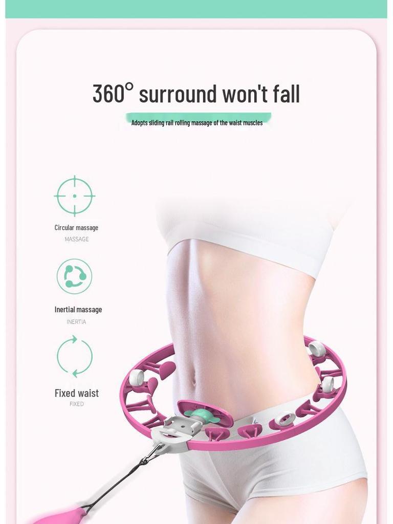 Waist-Slimming Detachable Counting Hula Hoop: Lazy Person’s Abdomen and Fat-Burning Fitness Tool