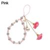 Phone Case Hanging Cord Mobile Phone Lanyard Keychain Wrist Rope Flower Pendant Anti-lost Lanyard