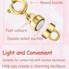 10Pcs/Set Magnetic Necklace Clasps and Closures Beads Chain Extender For Bracelet Safety Magnetic Locking Jewelry Making
