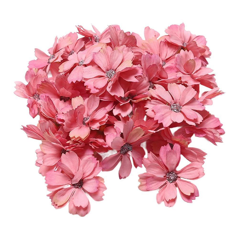 Praktische Verpackungsgröße DIY Blumendekoration Seidenblumenköpfe