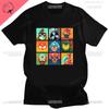 Official Megaman Player Select Men'S T-Shirt Mega Man Video Game Men Printed Tee Fashion Summer Cotton Casual Men'S Gift T Shirt