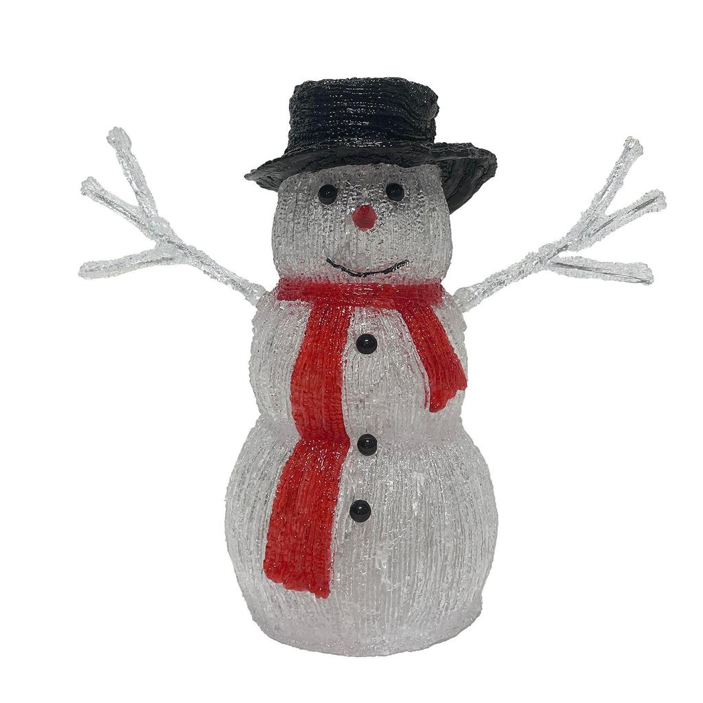 Christmas LED Snowman 33cm