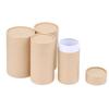 Round Cardboard Gift Box Kraft Paper Tube Boxes Cosmetic Essential Oil Bottle Packaging Box Lipstick Perfume Packaging