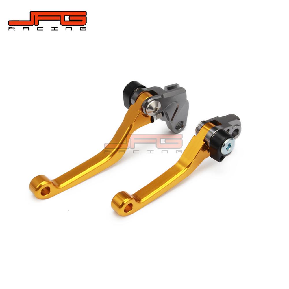CNC Aluminum Alloy Bull Horn Brake & Clutch Lever for RM85 RM125/250 Off-Road Motorcycles