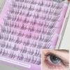 DIY Fox Style False Eyelash 10 Rows 8-14mm Soft Natural Curly Foxes Cluster Segmented Eyelash Extensions Lashes Makeup Tool