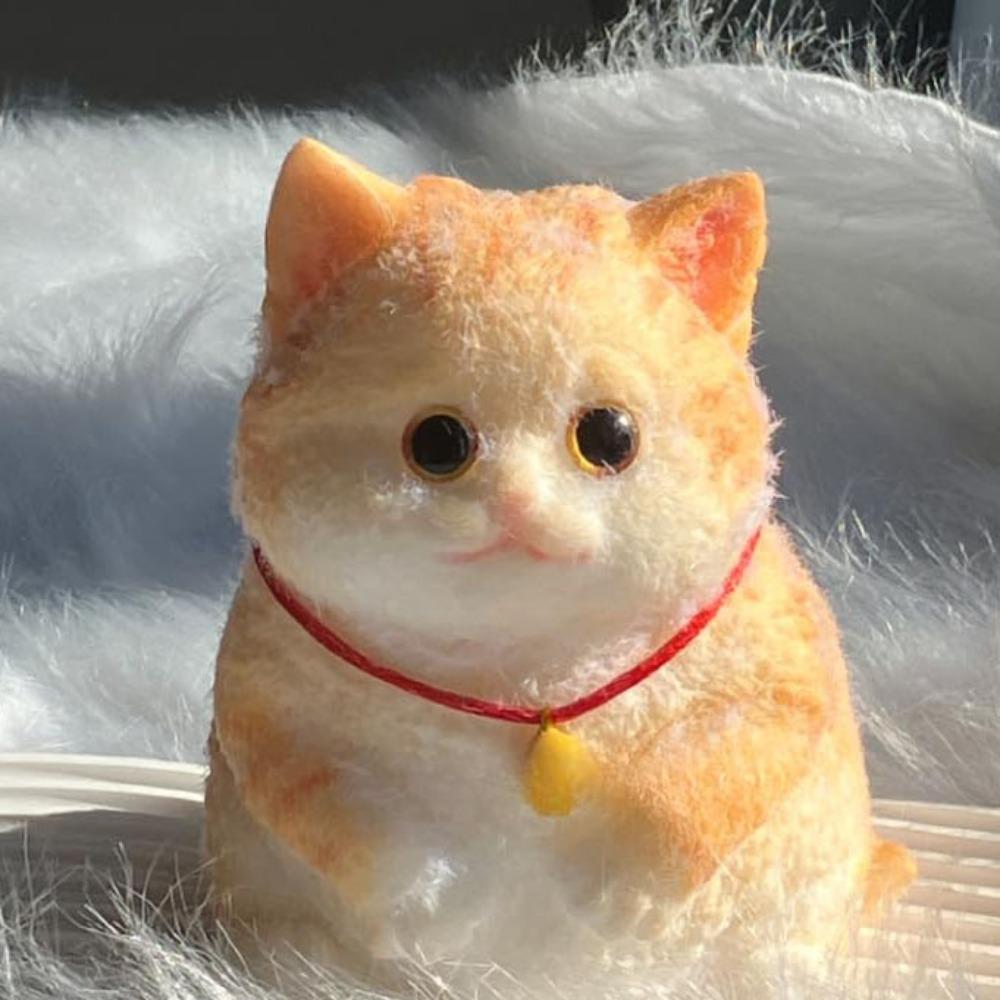 Cute Squishy Relief Squeeze Cat Toys Silicone Cat Soft Squeeze Toys  for Adults Kids