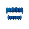 Anti Slip Teeth Grillz Top Bottom Set Glossy Finish Teeth Jewelry Fashion Teeth Grillz Caps  Events