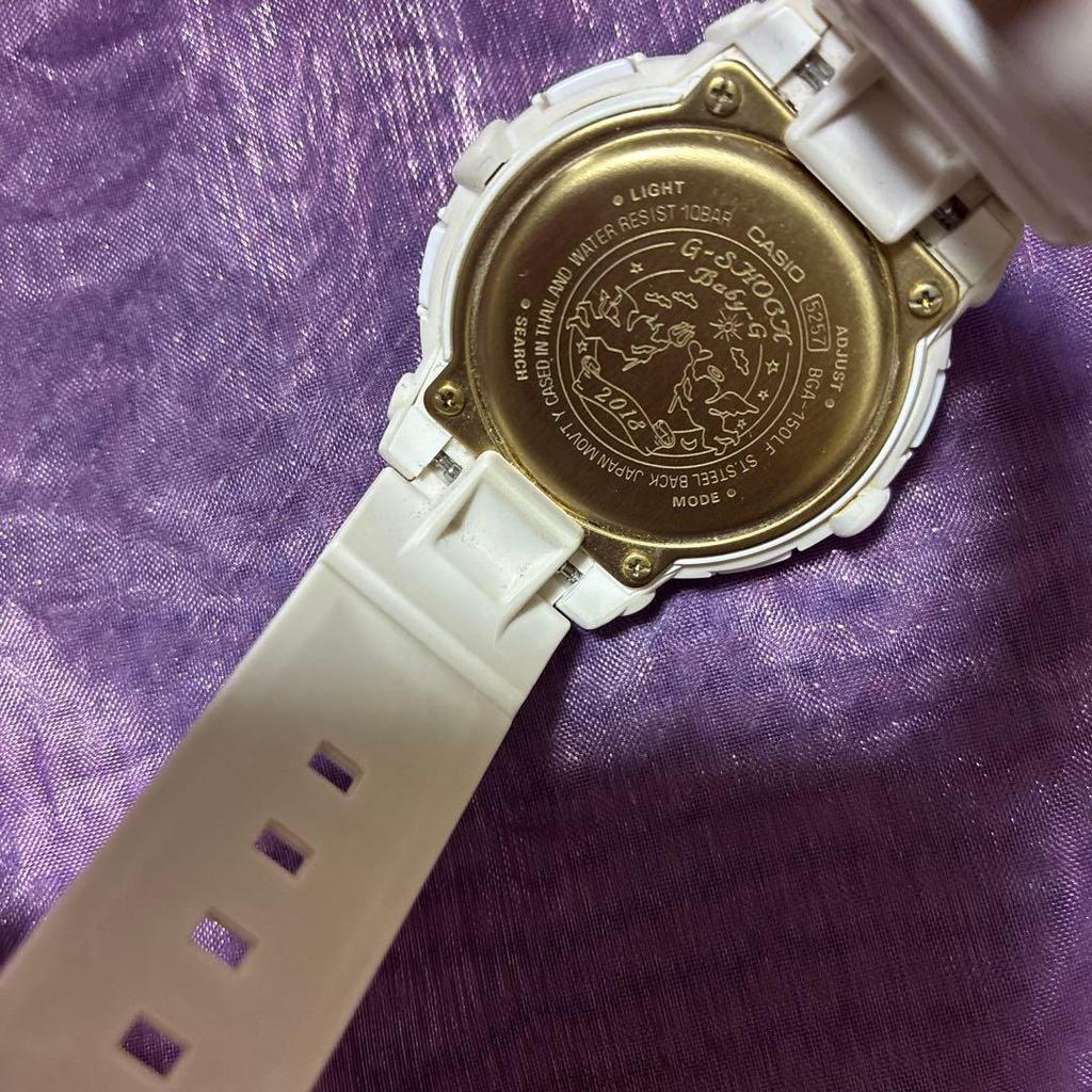 Used CASIO Baby-G White Gold Ana-Digi Watch